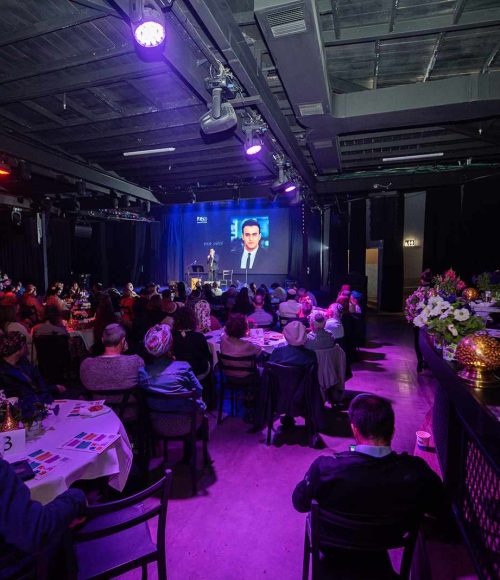 משתתפים באירוע השקת פיילוט מסע נפגשים בהאנגר 11